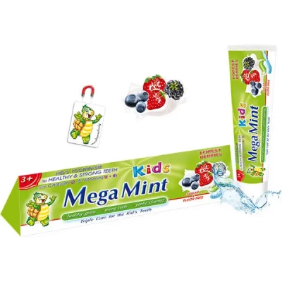 Зубная паста детская Mega Mint Kids Forest Berries 50мл