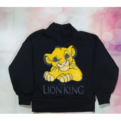 Детский джемпер Король лев (трехнитка) 1841 Размеры 28-36