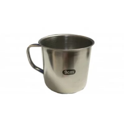 Кружка металлическая походная средняя Ø9см/8.5см/400мл