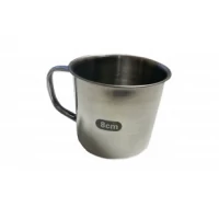 Кружка металлическая походная маленькая Ø8см/7.5см/300мл
