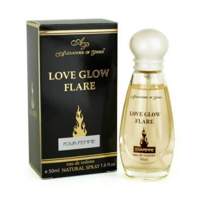 ТУАЛЕТНАЯ ВОДА ДЛЯ ЖЕНЩИН ALEXANDER OF PARIS LOVE GLOW FLARE 50 МЛ