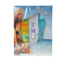 Подарочный набор женский COOL FLIRT (т/в 100мл + крем для рук + крем Боро)