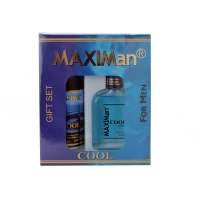 Набор туалетная вода MAXIMAN COOL 100 мл + дезодорант 150 мл