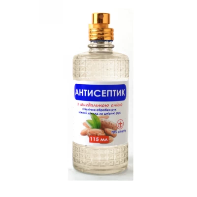 Антисептик с мигдальным маслом 115мл с распылителем