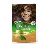 Краска для волос на основе хны Шатен Vatika (Mahogany) 6*10г