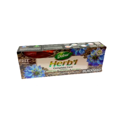 Зубная паста Черный тмин DABUR HERB'L 150г + зубная щетка