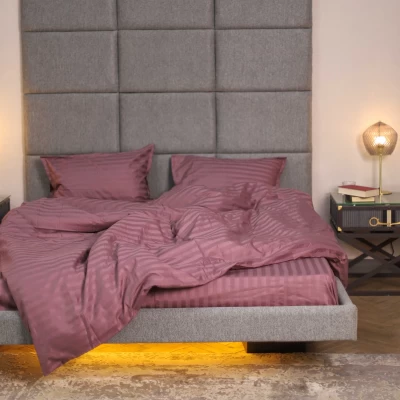 Комплект постельного белья Двойной ранфорс VILUTA 73 Satin Stripe