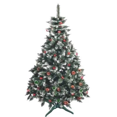 Ель комбинированная №18 Шишка+Калина 2,0м (красная,синяя,золото,серебро, малина)