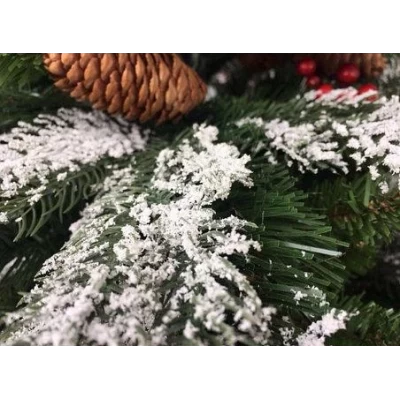 Ель комбинированная №18 Шишка+Калина 2,2м (красная,серебро,малина)