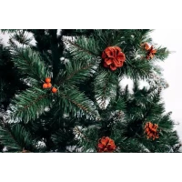 Ель Элитная 2,2 м шишки и калина (Синяя, Красная, Золото)