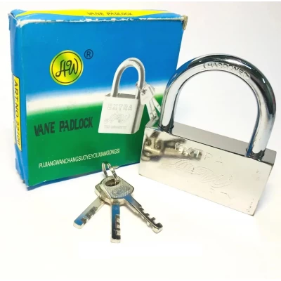 Замок навесной Extra серебро 60мм №TLS01-60