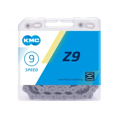 Цепь на велосипед 9 скоростей KMC Z9 с замком, 116 звеньев