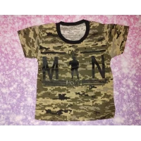 Детская футболка Пиксель №207 (кулир) 0355 Размеры 28-34