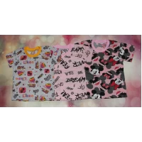 Детская футболка Звездочки (кулир) 1430.  Размеры 26-34 