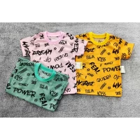 Детская футболка Буквы (кулир) 1914 Размеры 26-34