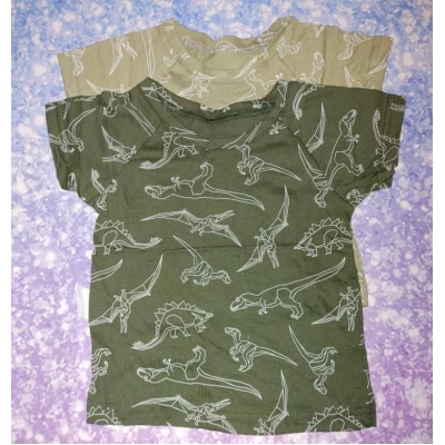 Детская футболка Динозавр (кулир) 0147 Размеры 26-34