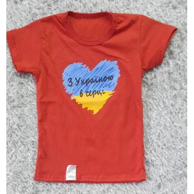 Футболка Сердце №303 (кулир) 1169 Размеры 28-34