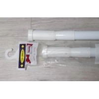 Карниз для ванной без колец 160-260 см