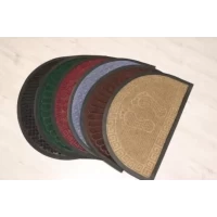 Коврик входной с бортом полукруглый 40*60 см