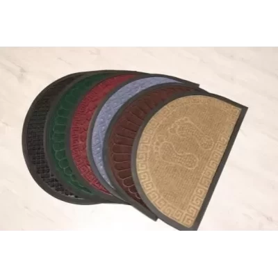 Коврик входной с бортом полукруглый 40*60 см Коврик входной с бортом полукруглый 40*60 см