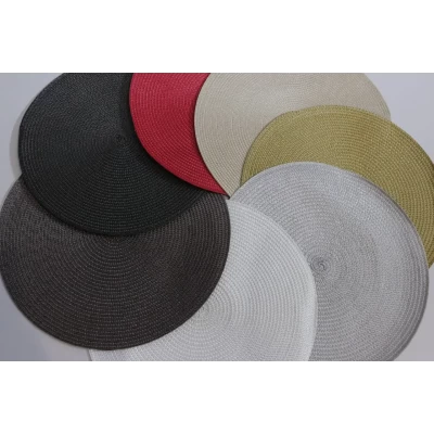 Сервировочные коврики круглые ( набор 6 шт одного цвета) Сервировочные коврики круглые ( набор 6 шт одного цвета)