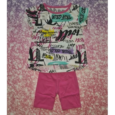 Комплект для девочки Дина (кулир) 1947 Размеры 28-34