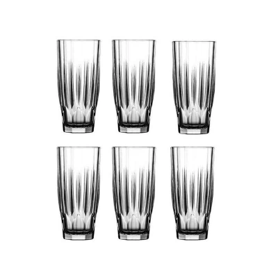 Набор высоких стаканов для напитков 315 мм (DIAMOND) Pasabahce Турция ( набор 6 шт )
