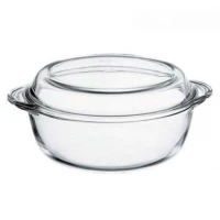 Круглая кастрюля с крышкой для запекания 2 л Simax Чехия