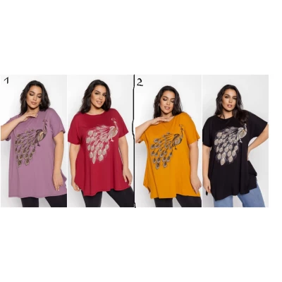 Туника женская размер супербатал 66-76, хлопок 76352, Турция