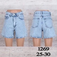 Шорты женские джинсовые, размер 25 - 30 (73347)