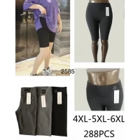 Капри эластичные, р.4XL 5XL 6XL (54,56,58) микс, 2585