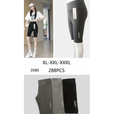 Капри эластичные (эластик трикотаж), р.XL-3XL (44-50) микс, 2583 