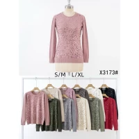 Свитер теплый кашемир. Размер универс. 44-50 разного цвета (86971)