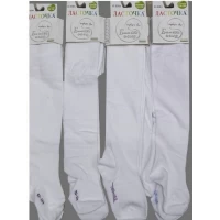 Колготки дитячі Ласточка білі для дівчаток р.92-164, 20-1T