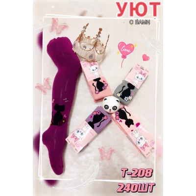 Колготки дитячі Уют, різні кольори для дівчаток р.92-164, 208-T Колготки дитячі Уют, різні кольори для дівчаток р.92-164, 208-T