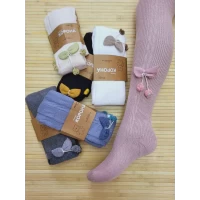 Колготи "Корона" з бантиком для дівчаток 1/9 років; 3320A