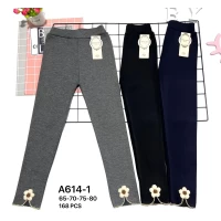 Детские лосины на МЕХУ ростовка от 4 до 11 лет, 9870