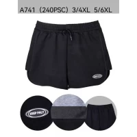 Шорты женские трикотажные Золото, размер 3/4 ,5/6 XL, 741