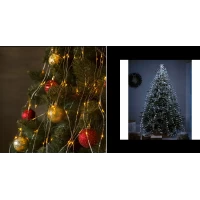 Гирлянда-роса (конский хвост) 300 LED 3м, пров.:прозрачный, с USB (O-17A)