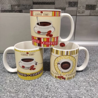 Керамическая чашка(500мл) деколь*Кофе*