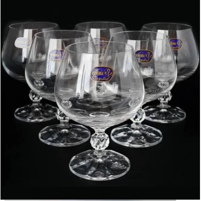 Бокалы для коньяка Богемия (250мл), производство Чехия 