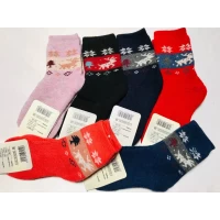 Носки детские ангоровые "Корона" 0-12, 12-24 мес