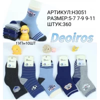 Детские носки махровые на мальчика 5-7, 7-9, 9-11 (11154)