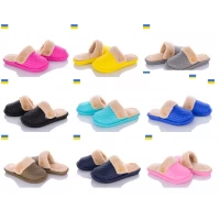 Тапочки женские. Размеры - 36-41, тонкий мех