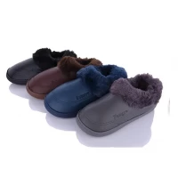 Тапочки мужские кожзам-мех. Размеры - 40-45