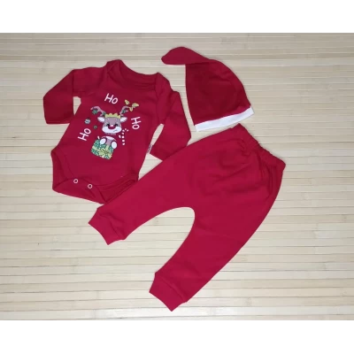 Новогодний костюм для детей 3/9 мес. трикотаж на байке, 2019
