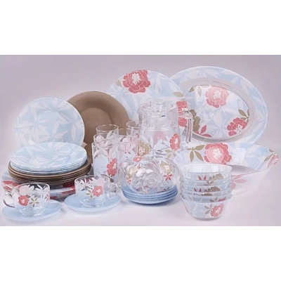 Сервиз Luminarc PEONY FLORAL BLUE /46пр. N6255 Сервиз Luminarc PEONY FLORAL BLUE /46пр. N6255