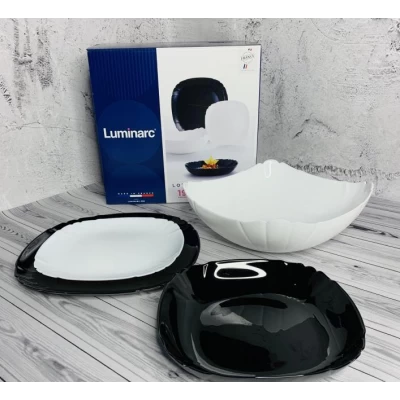 Сервиз Luminarc LOTUSIA Black&White /19пр. Сервиз Luminarc LOTUSIA Black&White /19пр.