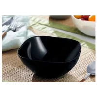 Салатник из стеклокерамики (14см) квадратный черный производство Luminarc 