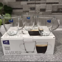 Набор стеклянных чашек 310 мл (6шт)  в подарочной упаковке 